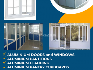 Aluminium Doors & Windows fixing Homagama